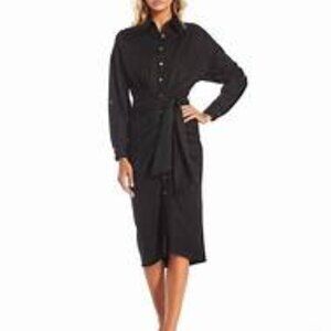 ANTONIO MELANI Tie Waist Button Down Dress Size 10